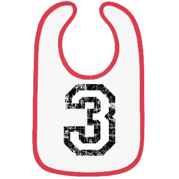 Discover Number 3 (Vintage White) Bibs