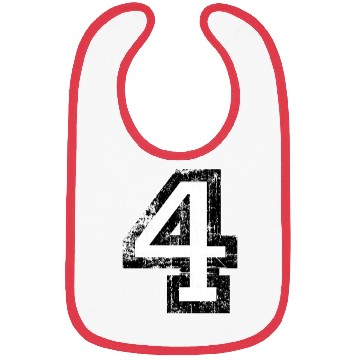Discover Number 4 (Vintage White) Bibs