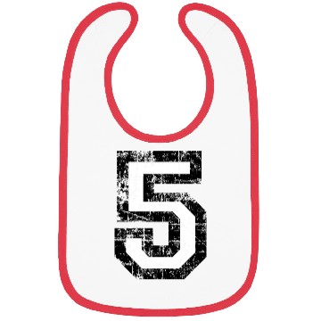 Discover Number 5 (Vintage White) Bibs