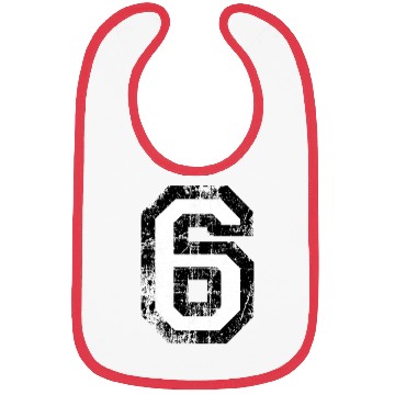 Discover Number 6 (Vintage White) Bibs