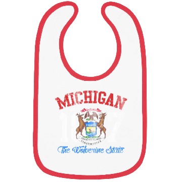 Discover Michigan Wolverine State Bibs
