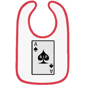 Discover Rest in Peace Ace of Spades Bibs