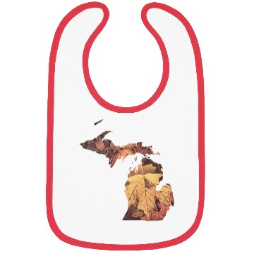 Discover Michigan Autumn Fall Leaves Bibs