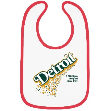 Discover Detroit Michigan Original Pop Bibs