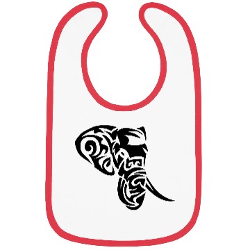 Discover tribal elephant 402 Bibs