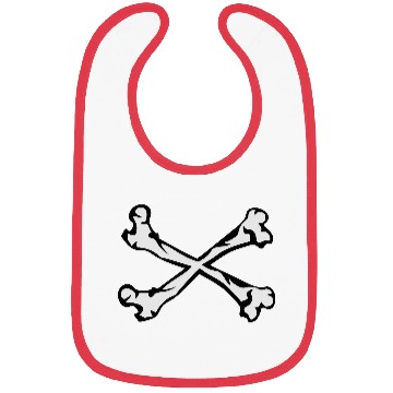Discover cross bones skeleton bones 407 Bibs