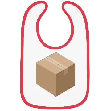 Discover 3D Isometric Cardboard Box Bibs