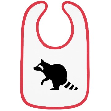 Discover Raccoon Silhouette Bibs