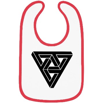 Discover Optical illusion Minimal Shape Bibs