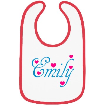 Discover ♥ټI Love Emily-Vector Cute Confession Designټ♥ Bibs