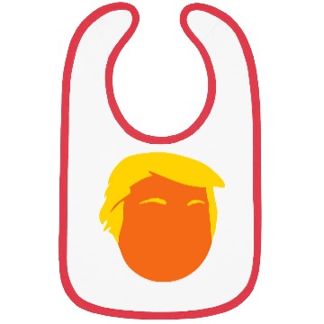 Discover Trump Orange Head Bibs