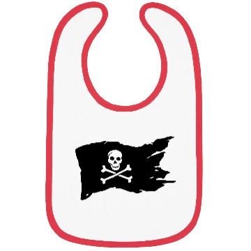 Discover Pirate Flag Bibs