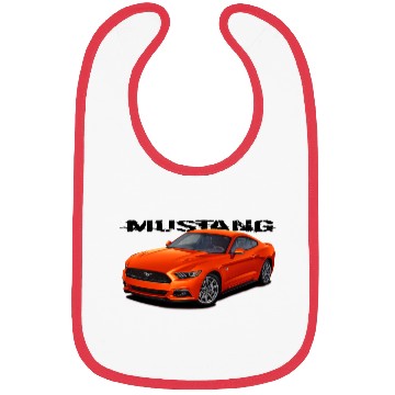 Discover Orange Stang Bibs