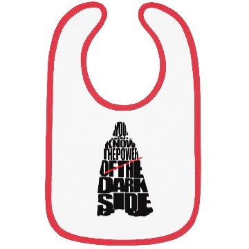 Discover Cool Star Wars Darth Vader typography Bibs