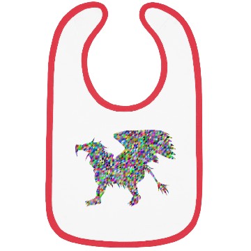 Discover Low Poly Triangular Griffin Silhouette Bibs
