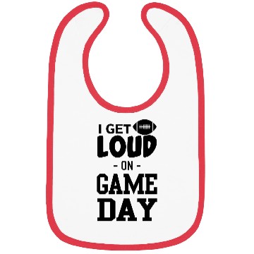 Discover I Get Loud on Game Day Bibs