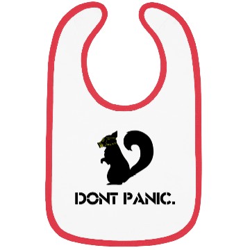 Discover Don't panic squirrel Bibs
