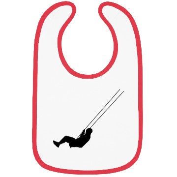 Discover Man On Swing Silhouette Bibs