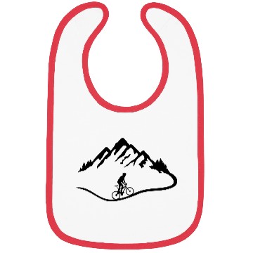 Discover Mountains, forest and biker, cycling Bibs