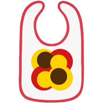 Discover Abstract Geometric Circular Shapes Bibs