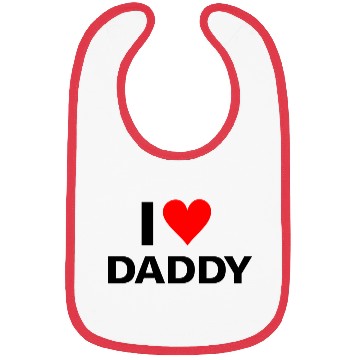 Discover I Love Daddy Bibs