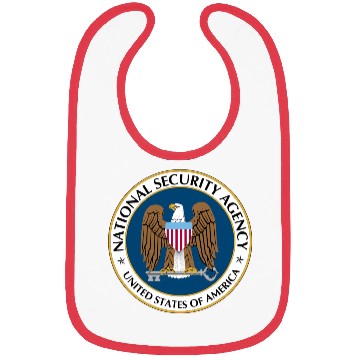 Discover National Security Agency Logo Bibs