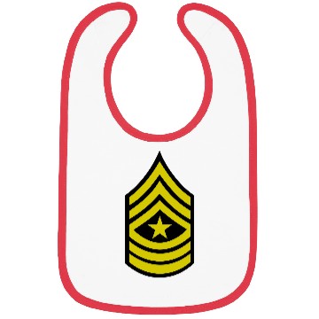Discover army rank patch sergeant major Bibs