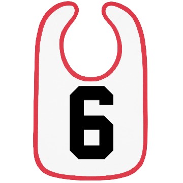 Discover numbe 6 solid Bibs
