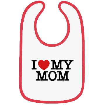 Discover I Love My Mom Bibs