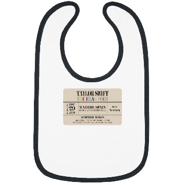 Discover madrid n1 eras tour commemorative ticket Bibs