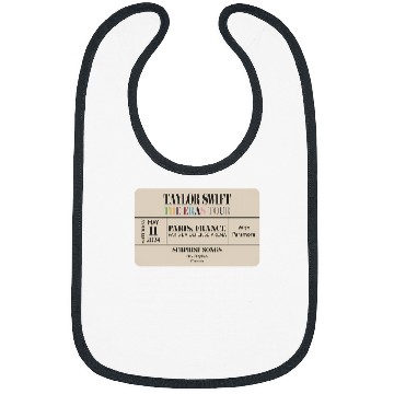 Discover paris n3 eras tour commemorative ticket Bibs