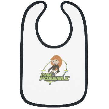 Discover Disney Kim Possible Portrait Logo Bibs
