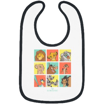 Discover Disneyss The Lion King Characters 90s Grid Bibs