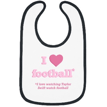 Discover Taylorr Swift I Love Football Bibs