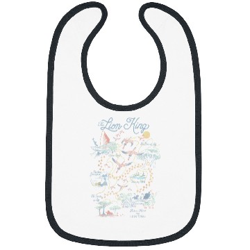 Discover Disneyss The Lion King Pride Lands Map Bibs
