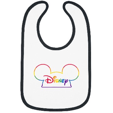 Discover Disneyss Mickey Mouse Ears Pride Outline Bibs