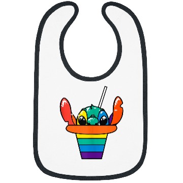 Discover Disneyss Lilo Stitch Pride Rainbow Hawaiian Shaved Ice Bibs