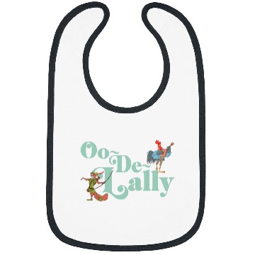 Discover Disney Robin Hood Oo-De-Lally Iconic Quote Chest Text Logo Bibs