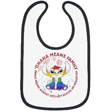 Discover Disneyss Lilo Stich Ohana Pride Circle Bibs