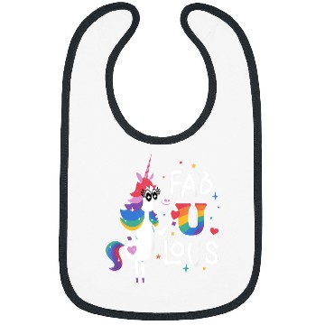 Discover Disneyss Pixars Inside Out Pride Rainbow Unicorns Fabulous Bibs