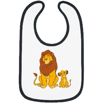 Discover Disney The Lion King Young Simba and Mufasa Bibs