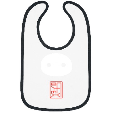 Discover Disney Big Hero 6 Baymax Face Kanji Poster Bibs