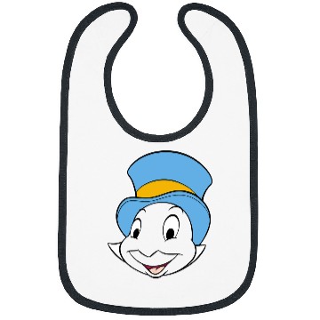 Discover Disney Pinocchio Jiminy Cricket Big Face Bibs