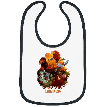 Discover Disney Lion King Main Cast Poster Graphic Bibs