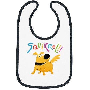Discover Disney Pixar UP Dug Squirrel Pose Bibs