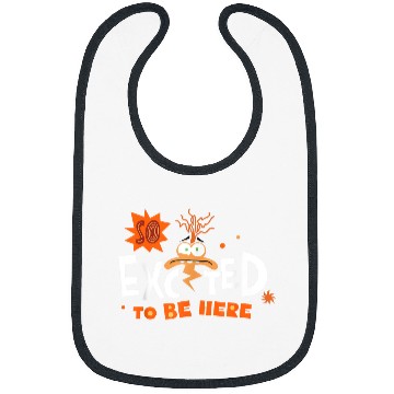 Discover Disney Pixar Inside Out 2 So Excited To Be Here Anxiety Logo Bibs