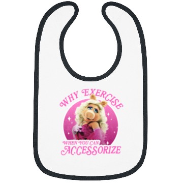 Discover Disney The Muppets Miss Piggy Why Exercise Accessorize Bibs