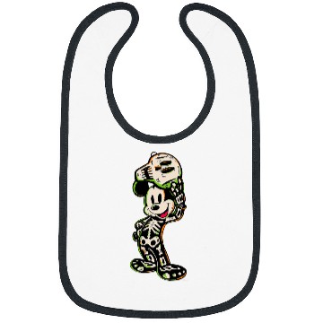 Discover Disney 100 Mickey Mouse Halloween Classic Skeleton Costume Bibs