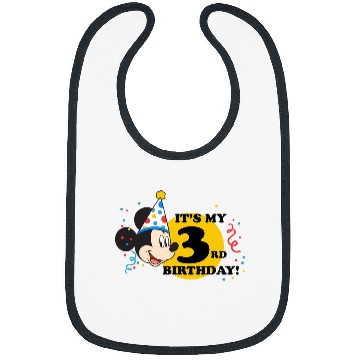 Discover Disney Mickey Mouse 3rd Birthday Bibs