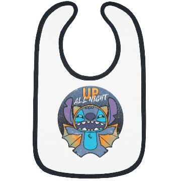 Discover Disney Stitch Halloween Bat Costume Up All Night Bibs